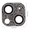 thumbnail image 4 of Protecteur d'Objectif de Téléphone en Strass Brillant Compatible pour iPhone 13/13mini, 4 of 8