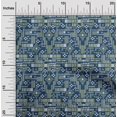 thumbnail image 1 of oneOone Viscose Chiffon Fabric Stripe & Square Geometric Print Sewing Fabric BTY 42 Inch Wide, 1 of 4