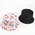 thumbnail image 5 of Birdeem Chapeau de Protection Solaire d'Été Mode Imprimé Papillon Chapeau de Pêcheur Seau Extérieur, 5 of 5