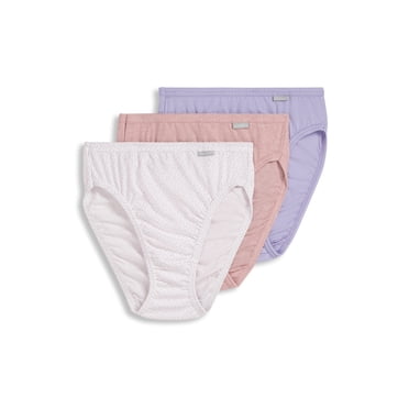 Jockey Women's 100% Cotton Elance French Cut - 3 Pack