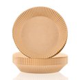 thumbnail image 1 of pitrice 50 Pcs Doublure pour Friteuse à Air Chaud Papier Parchemin Imperméable Résistant à la Chaleur Antiadhésif Absorption d'Huile de Cuisson pour Rôtir Barbecue Camping Brun, 1 of 9