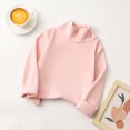 thumbnail image 2 of MeetoTime Haut à Demi-Col Roulé en Coton pour Bébé Manches Longues Couleur Unie Automne Hiver pour Garçons Filles, 2 of 4
