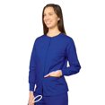 thumbnail image 3 of Adar Universal Scrubs For Women - Round Neck Warm-Up Scrub Jacket, 3 of 7