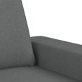 thumbnail image 3 of vidaXL 2 Piece Sofa Set Dark Grey Fabric, 3 of 4