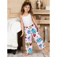 thumbnail image 3 of Up Past 8 Girls' Pajama Pants Fuzzy Plush Sleepwear Fun Pants, 3 of 8