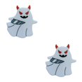 thumbnail image 2 of kurtrusly White Affordable Ghosts Enamel Pin Modern Minimalist Brooche Delicate Intricate Enamel Pin Punk E 2Set, 2 of 6