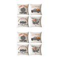 thumbnail image 1 of maskred 4piece Effortless Maintenance With Easy-care Decorative Pillow Cover Holiday Halloween-9 2Set, 1 of 6