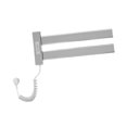 thumbnail image 2 of veasfak Electric Heated Towel Rack Wall Mounted Warming Rack for Shower Bathroom SPA silver, 2 of 9