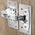 thumbnail image 4 of Lefu Cabinet Hinge Repair Plate Hinge Side Plate Repair Tool Kit With Mounting Screws, 4 of 9