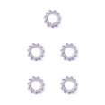 thumbnail image 3 of pitrice Nipples Rings Trendy Comfortable Convenient Piercings Decorative Accessories Pedant Jewelries for Dressing Silvering Light Blue 5Set, 3 of 6