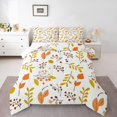 thumbnail image 1 of Erosebridal Autumn Fall Bedding Twin Comforter Set For Teens,Floral Flower Down Comforter,Botanical Decor,Lightweight,2-Piece, 1 of 8