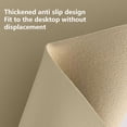 thumbnail image 4 of Faux Leather Placemats,Set of 1 Elliptical Non-Slip Heat Insulation Table Pad,Easy Clean Kitchen Dining Table Mat,Double Thick,SouMaox, 4 of 9