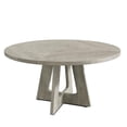 thumbnail image 1 of Table Only-47" Round Dining Table, Wooden Kitchen Table for 4, Farmhouse Dinner Table with Wooden Top and Legs for Home Dining Room or Living Room(Only Table), 1 of 9