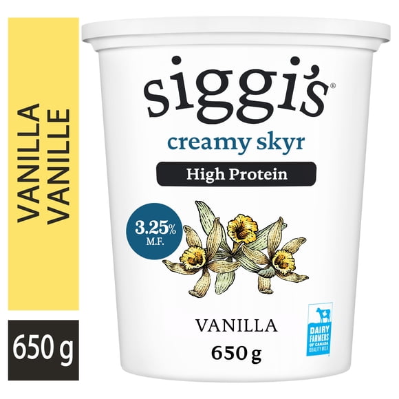 siggi's Vanilla Skyr Yogurt, High Protein, 3.25%