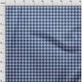 thumbnail image 4 of oneOone Polyester Spandex Indigo Blue Fabric Houndstooth Sewing Craft Projects Fabric Prints By Yard 56 Inch Wide, 4 of 4