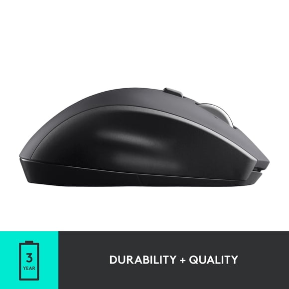 Refurbished Logitech M705 Marathon Wireless Mouse Black 1000 DPI 5 Programmable Buttons