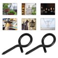thumbnail image 4 of Miangastore hook screws Sheep Eye Screw Hook Iron Securing Christmas Decorations 20Set, 4 of 8