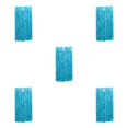 thumbnail image 3 of Ruiboury Vibrant Foil Curtain Exquisite Craft And Wide Application For Stunning Light Blue 3*1m 5Set, 3 of 4