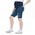 thumbnail image 4 of Paisley Sky Maternity Jegging Bermuda Short, 4 of 6