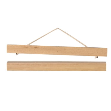jifeng A4 A3 Modern Picture Wooden Frame Painting Scroll Photo Poster Hanger 50cm Ramin 50cm Ramin Wood