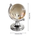 thumbnail image 3 of AKEGAMN Clearance! Mini Crystal Globe Desktop Ornament For Home Mini Crystal Globe Desktop Ornament For Home, 40Mm Crystal World Map For Desk, Small Crystal Sphere For Decor, Mini Globe Ornament For, 3 of 9