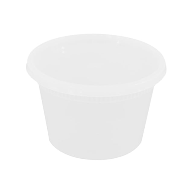 LSLJS Clear Food Containers with Lids Leakproof Food Storage for Home Restaurant Takeout Soups Sauces Pack Of 50 450ml Disposable Soup Cup