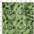 thumbnail image 3 of Soimoi Crepe Silk Fabric Mix Fruits Print Sewing Fabric Yard 42 Inch Wide, 3 of 6