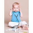 thumbnail image 2 of LOVEVER Kids Stethoscope Simulation Play Toy Real Working Nursing Stethoscope For Kids Role Play Red, 2 of 5