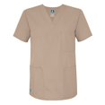 thumbnail image 1 of Adar Universal Unisex V-Neck Tunic 3 Pocket Scrub Top (Available in 39 Colors), 1 of 7