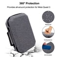 thumbnail image 3 of For Pour Oculus Oculos Quest 3 Casque VR Étui Portable Étui Rigide en EVA Sac de Rangement Meta Quest 3 Boîte de Transport Pratique Sac Gris, 3 of 6