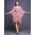 thumbnail image 2 of Bimba Mandala Femme Courte Plage Kaftan Tenue de Plage Paréo de Bikini Robe Midi-P-L, 2 of 5