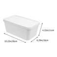 thumbnail image 3 of 2pcs 3 Litres Refrigerator Ice Cream Storage Container Freezer Ice Cream Tub, 3 of 8