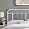 thumbnail image 3 of Modway Sage Queen Metal Headboard in White, 3 of 5