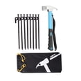 thumbnail image 3 of jinwen 8Pcs Tente Piquets Camp Marteau Piquets de Camping pour la Randonnée Jardinage de Randonnée Marteau Bleu, 3 of 9