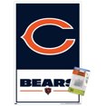 thumbnail image 1 of NFL Chicago Bears - Logo 21 Wall Poster, 22.375" x 34" Framed, 1 of 4