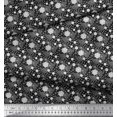 thumbnail image 2 of Soimoi Poly Georgette Fabric Hexagon Shirting Print Sewing Fabric Yard 52 Inch Wide, 2 of 3
