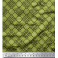 thumbnail image 1 of Soimoi Cotton Voile Fabric Diagonal Check Print Fabric by Yard 56 Inch Wide, 1 of 1