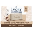 thumbnail image 1 of Ivory Gentle Exfoliating Bar Soap, Notes of Warm Vanilla + Oat Milk, 8 Bars, 1 of 14