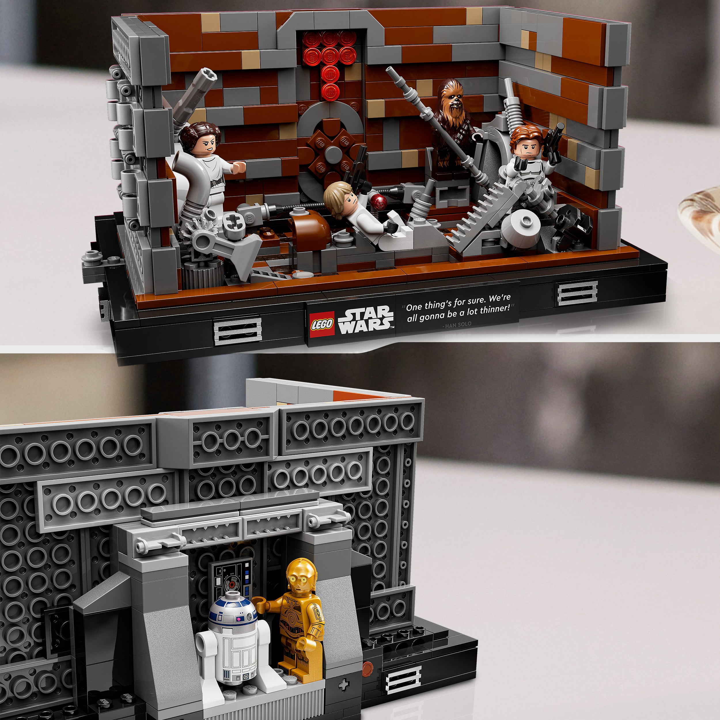 SOP LEGO Star Wars MÃ¼llpresse im Todesstern 75339
