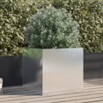 thumbnail image 1 of vidaXL Jardinière Argent 49x47x46 cm Acier Inoxydable, 1 of 8