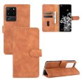 thumbnail image 1 of For Samsung Galaxy S20 Ultra PU Leather Flip Case Card Slots Holder Kickstand Book Folding Folio Cover-Brown, 1 of 5