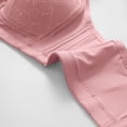 thumbnail image 4 of Fgnfyis Ladies' Autumn and Winter New Collection Adjustable Bra Without Steel Ring Large Chest Display Small Upper Support Comfortable and Glare Underwear Bras for Women Light Pink 38, 4 of 5