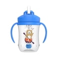 thumbnail image 1 of Gobelet d'apprentissage avec paille lestee de Parent’s Choice, 270 ml, 6 mois+, Bleu, 1 of 7