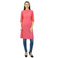 thumbnail image 4 of Phagun Womens Cotton Blend Indian Kurti Ethnic Kurta Casual Summer Tunic, 4 of 6