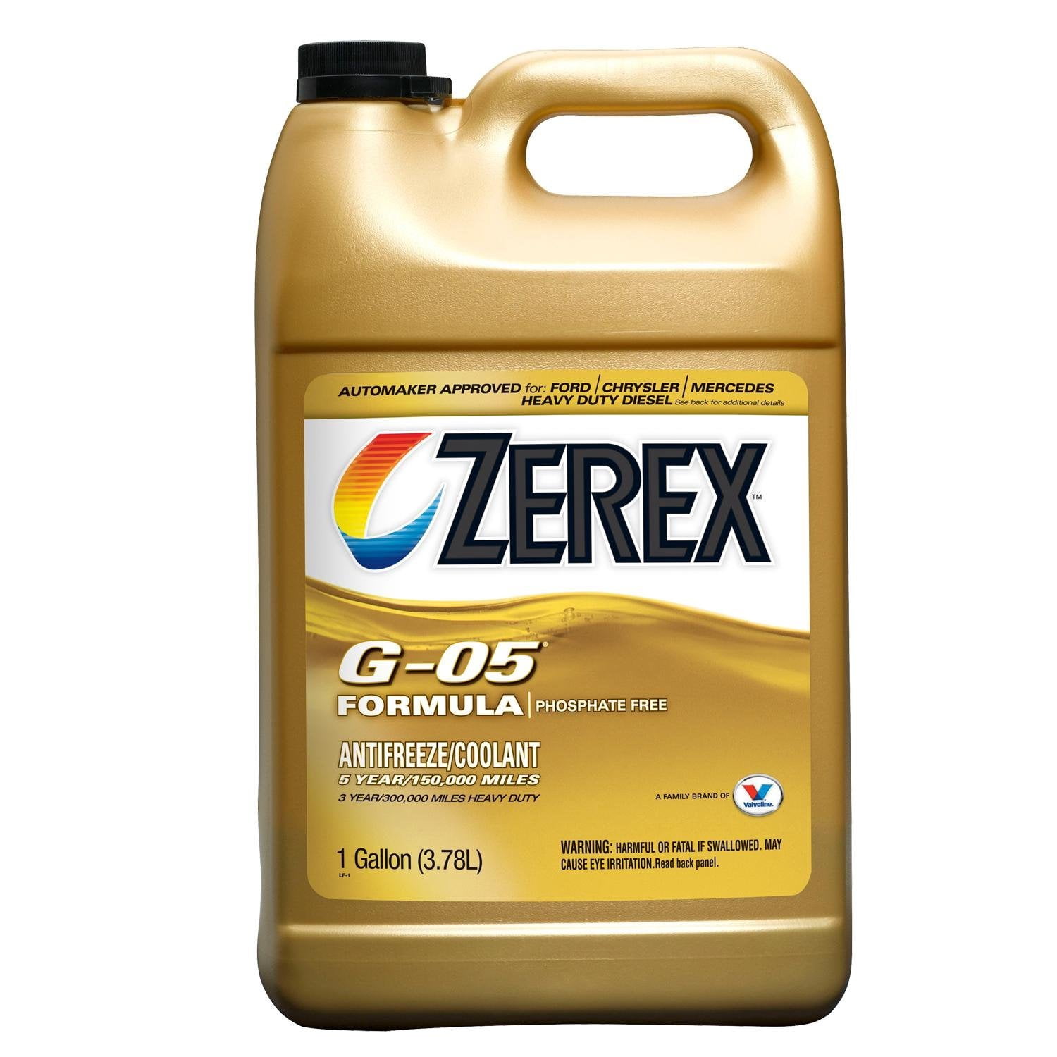 Zerex ZXG051 Engine Coolant G-05 (R) Concentrate; 1 Gallon Jug