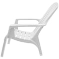 thumbnail image 4 of Gracious Living Resin Adirondack Chair, White, 4 of 5