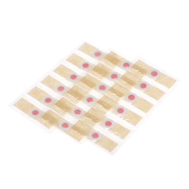 Yeacher 18 Pcs Épilateur de Maïs Épilateur de Verrues Épilateur de Maïs pour les Pieds Coussins pour Enlever le Maïs et les Callos Plâtre de Maïs avec Trou Maïs pour le Soin des Pieds