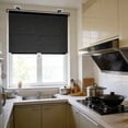thumbnail image 4 of EGNMCR Home Decor 19.6x49.2in Multipurpose Adjustable Roller Shade For Windows No Drill Mounting Sunscreen Light Blocking Expandable For Bedroom Living Room Office Car Windshield Plastics curtains, 4 of 6