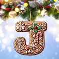 thumbnail image 1 of Rwnbm 26 Letters Christmas Tree Decoration Pendant Christmas Tree Ornaments Personalized DIY Christmas Ornaments Christmas Decoration Xmas Tree Hanging Decor Feature, 1 of 4