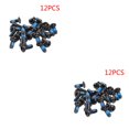 thumbnail image 2 of stanreset 12 Pieces Disc Brake Rotor T25 Screws Steel Levers Road Bikes Mountain Bike Bolts Precision Replacement Parts Outdoor 2PCS, 2 of 6